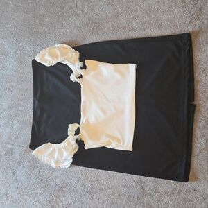 SHEIN Cropped Top And Skirt